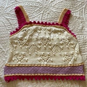NWOT Crochet Crop Top